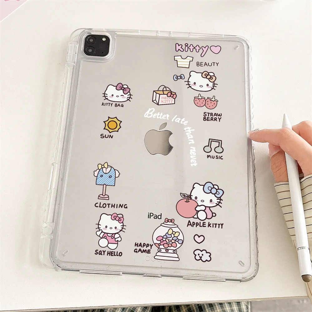 

Прозрачный акриловый жесткий чехол для iPad Air 4/5/6/7, 5, 8, 9, 10, 11, 2024 2025 10,2/10,5 9,7 Mini6/7 Pro11 дюйма