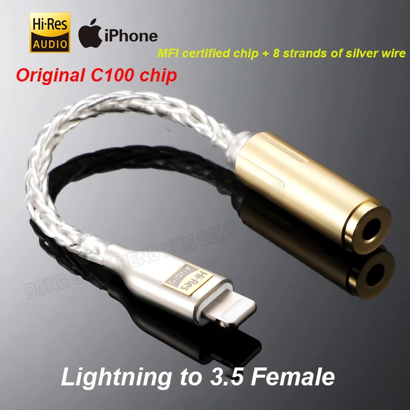 Hifi Headphone Conversion Cable Adapter Ype-c To 2.5/3.5/ 4.4/6.35mm DAC Earphone Decoder Cable Male And Female Connector