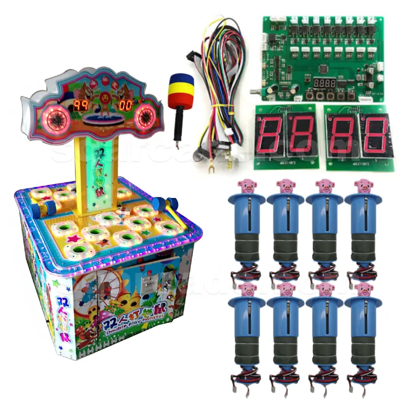 

Игровой автомат Whack A Mole, голова лягушки, детский молоток, монетоприемный молоток, набор аркадных игровых автоматов