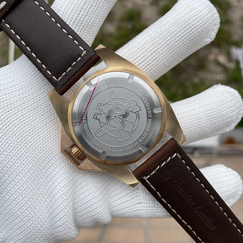 STEELDIVE Men Diver Watch Military Automatic Mechanical Wristwatch CuSn8 Bronze 3000M Waterproof C3 Luminous Sapphire NH35 Sport