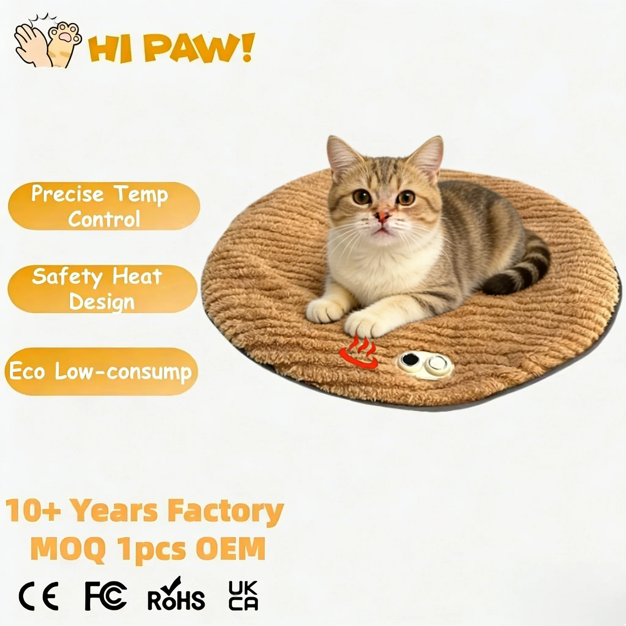 Wholesale Pet Beds Heating Sustainable Pet Mat Dog Pad Resistance to Bite Indoor Removable Pet Mat for Cats Dogs