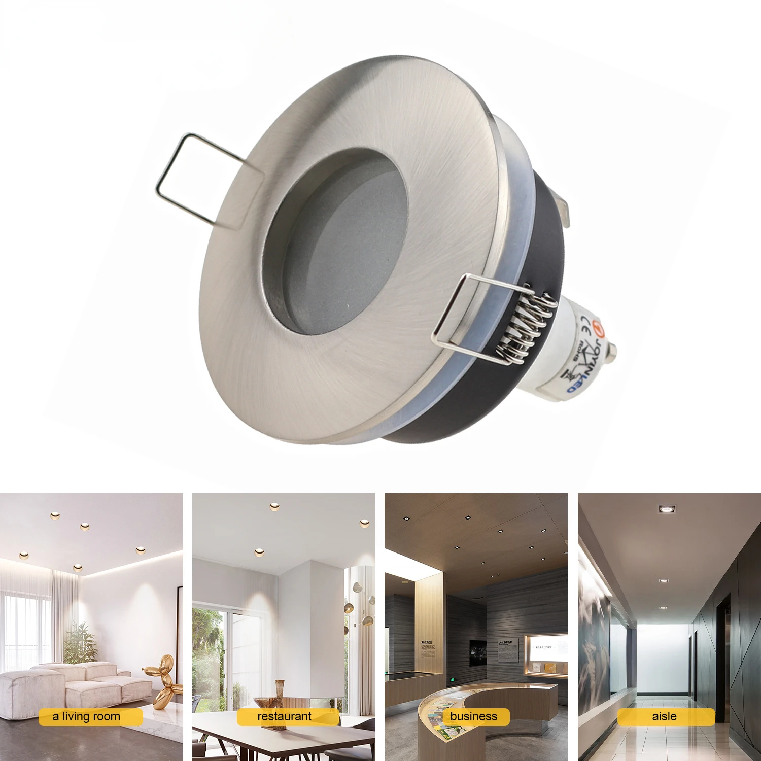 

Holder Waterproof IP65 LED Spot Fitting Downlight Fixtures GU10 MR16 Ceiling Recessed Lamp Spot LightLight Bases Fitting