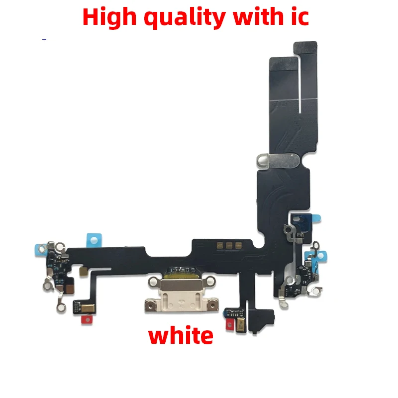 New 1:1 with IC For iphone 14 plus 14plus Charging Port Flex Microphone Mini USB Charger Dock Connector Repair Replacement