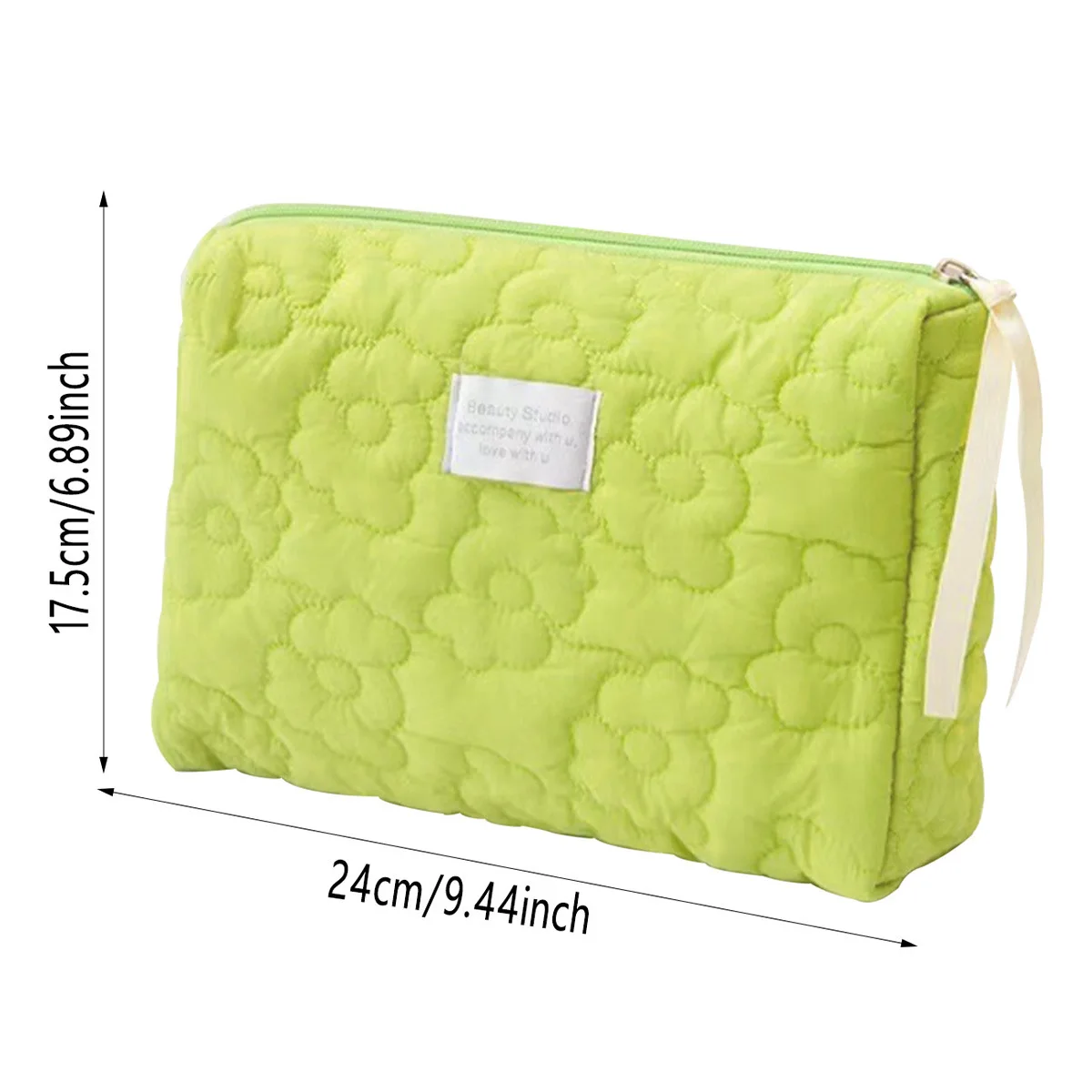 Set di pennelli per trucco da 36 pezzi con spugna di bellezza, soffio per cuscino e fascia per capelli, pacchetto di borse cosmetiche verdi per truccatori professionisti