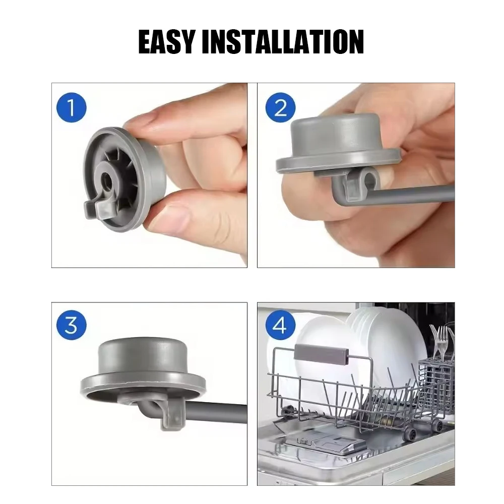 عجلات السلة السفلية لغسالة الأطباق لبوش لنيف لقطع غيار غسالة الأطباق سيمنز بكرات سفلية عجلات غسالة الأطباق