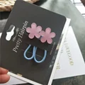 2pcs pink floral
