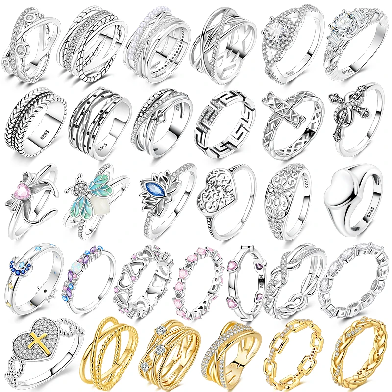 

Широкое кольцо с геометрическим узором, оригинальное кольцо из стерлингового серебра 925 пробы со светлячком, простые кольца золотого цвета для женщин, свадебные роскошные ювелирные изделия, подарок