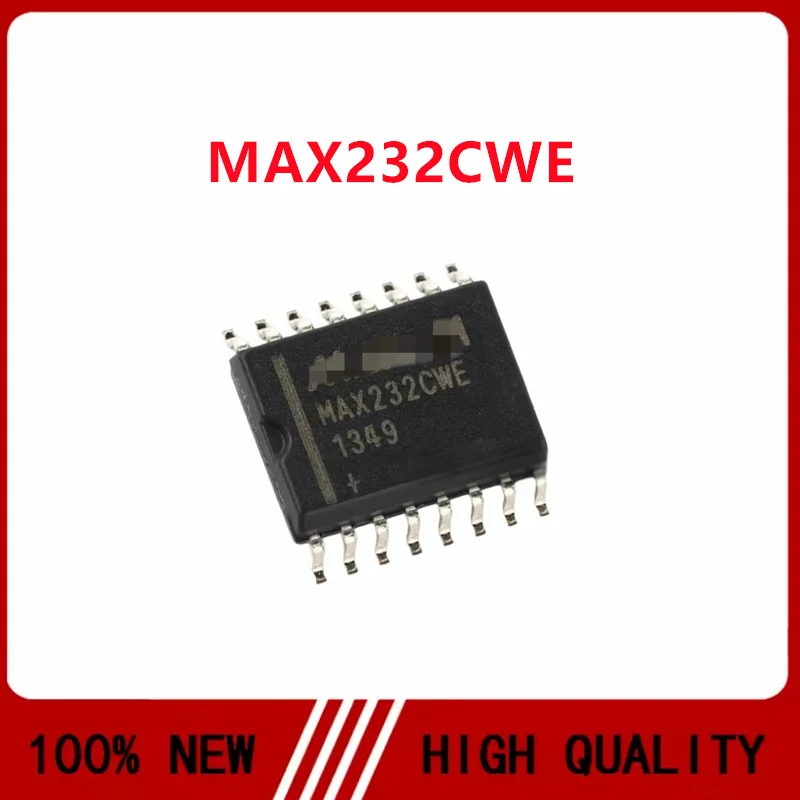 5PCS/LOT MAX232CWE MAX232 RS-232 transceiver SOP16 patch 7.2MM wide body in stock