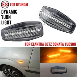 (Left+Right) LED Side Marker Turn Signal Light For Hyundai Tucson (JM) 2005 - 2010 Sonata (EF-B) XG (30 / 300 / 350) 2002 - 2005