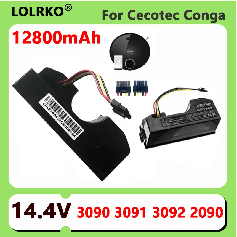 Batería NUEVA 2026 Conga 3090 Cecotec, Repuesto para Aspiradora Robótica CONGA 3091 3092 1690 1890 2090, Accesorios y Repuestos