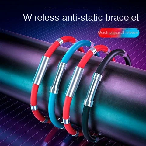 Braccialetti antistatici e antistatici con eliminatori Wireless per eliminare le uscite del corpo maschile e femminile durante l'inverno