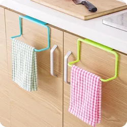 Towel Rack Hanging Holder Organizer Bathroom Kitchen Cabinet Cupboard Hanger