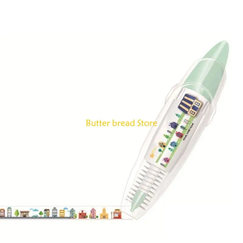 W89C Lace Correction Tape Retractable Scrapbooking Tape Sticker for Card Making Notebook Journal Planner Photo Album Calendar