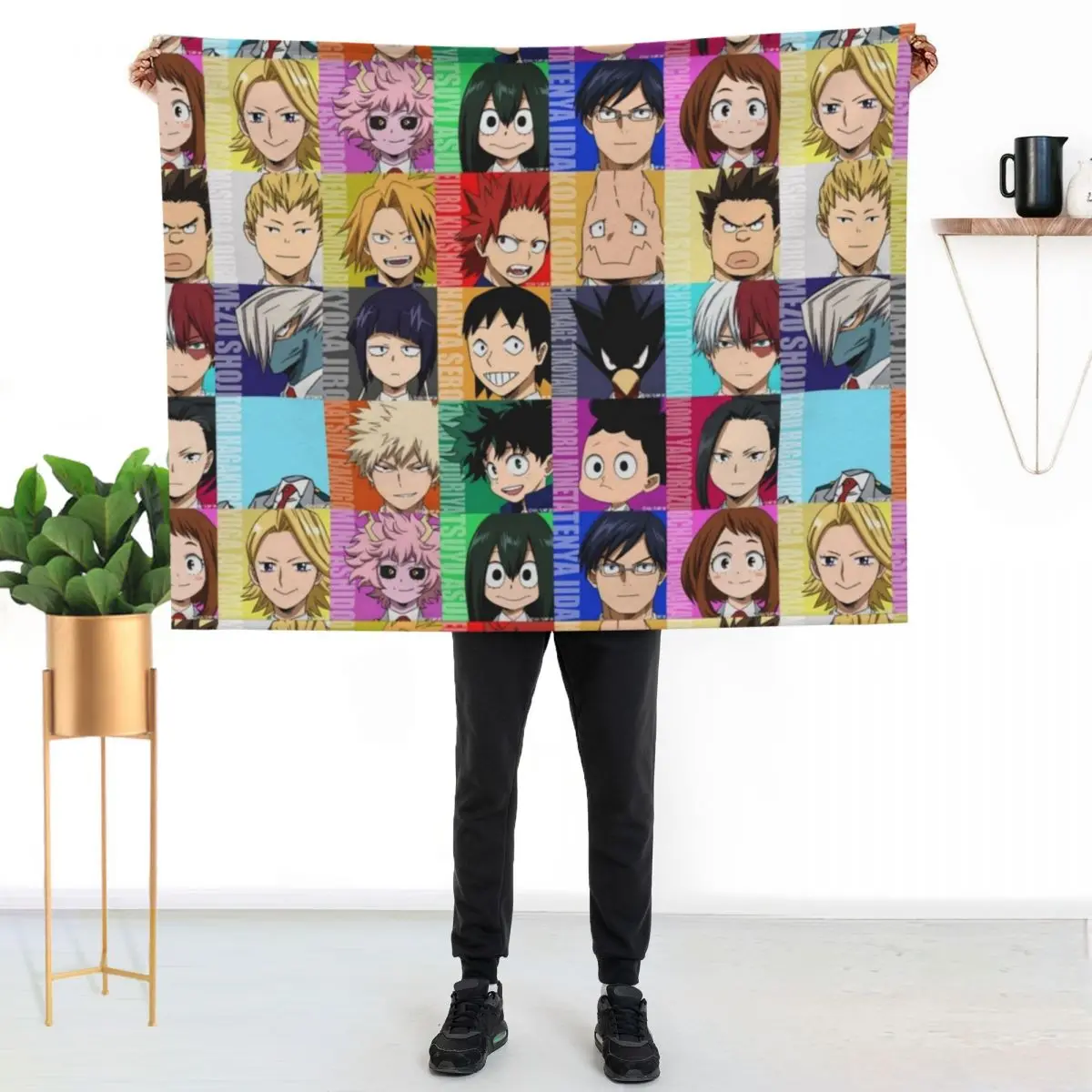 Class 1-A Throw Blanket halloween Weighted Kid'S Soft Beds Fashion Sofas Plaid on the sofa Blankets