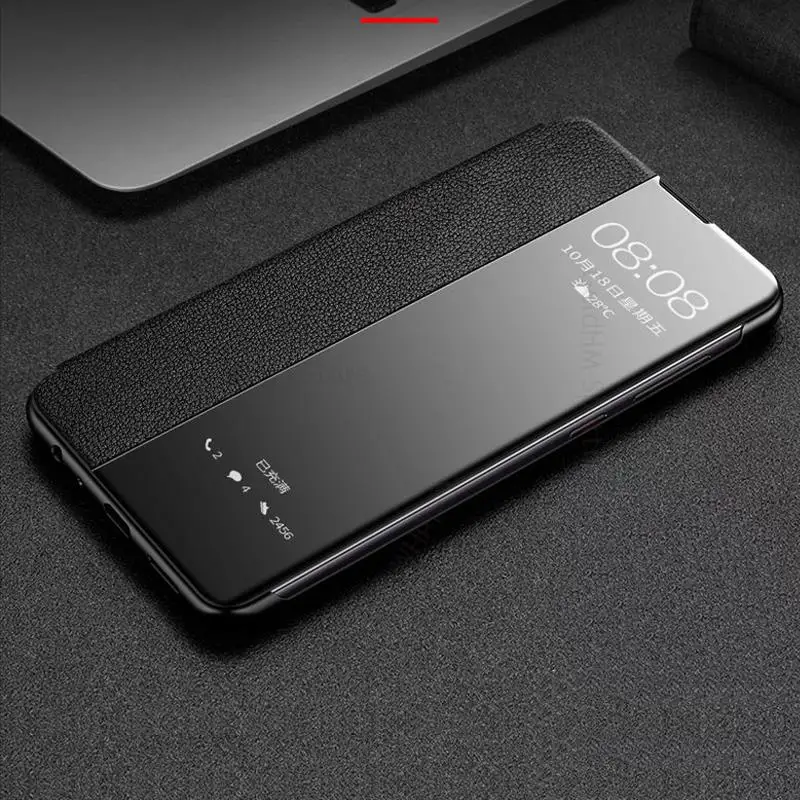 

Full Protective Cover For Redmi Note 13 Pro Plus 5G View Windows Flip Matte Leather Phone Case For Redmi Note 12 Pro Plus Fundas