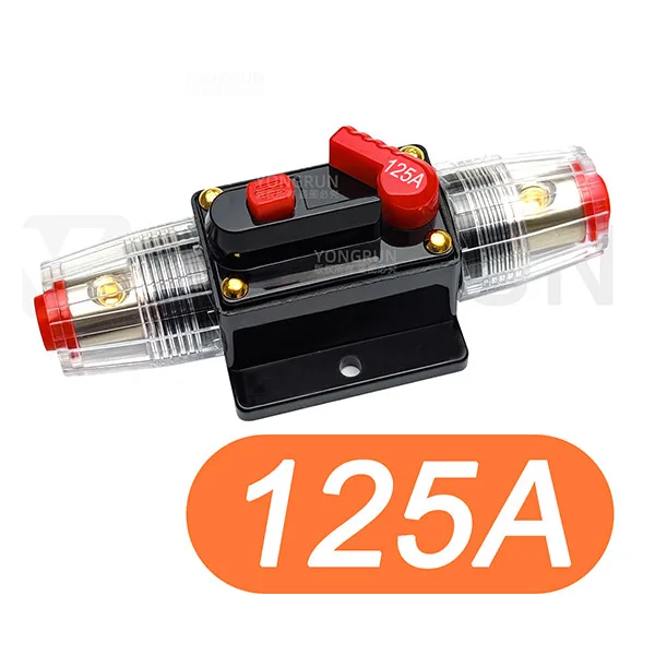 Leistungsschalter 20 A bis 300 A, manueller Reset für Auto-Audiosystem, wasserdichter Marine-Leistungsschalter, Reset-Sicherung, 12 V – 48 V DC, 40 A, 60 A