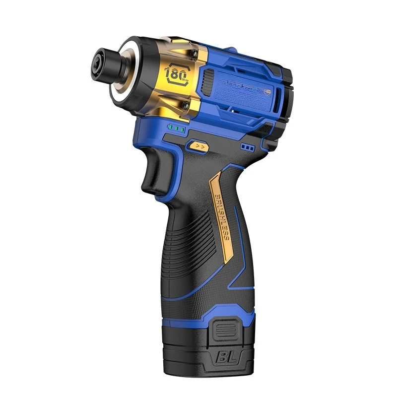 10th anniversary S8180 intelligent pulse brushless impact screwdriver, household electric screwdriver