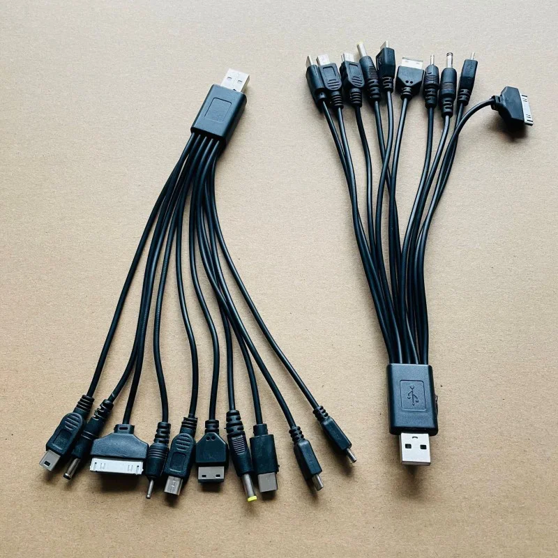 

10 in 1 Multifunctional Charger USB Cables for iPod Motorola Nokia Samsung Sony Ericsson Consumer Electronics Data Cables