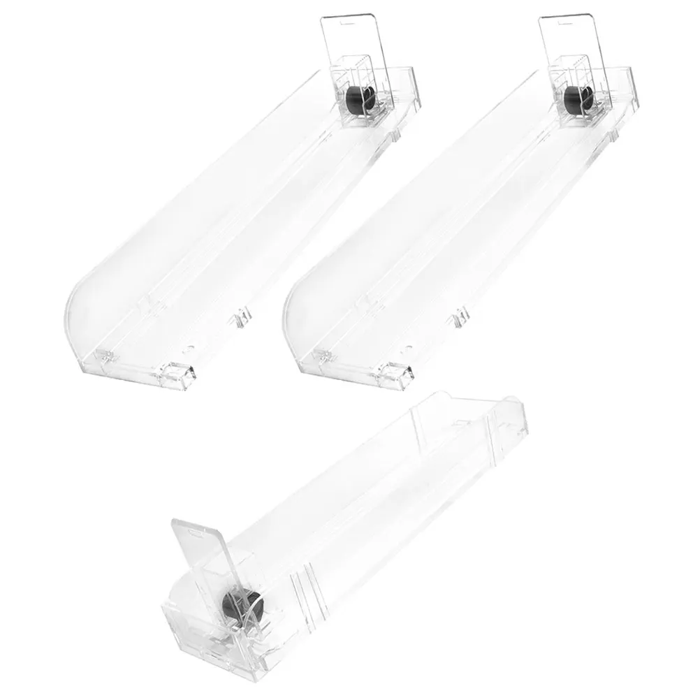 

1 Set Auto Push Showcase Dispenser Display For Shop Store Clear Transparent Pc Material Sturdy Durable Holders Showcase Case