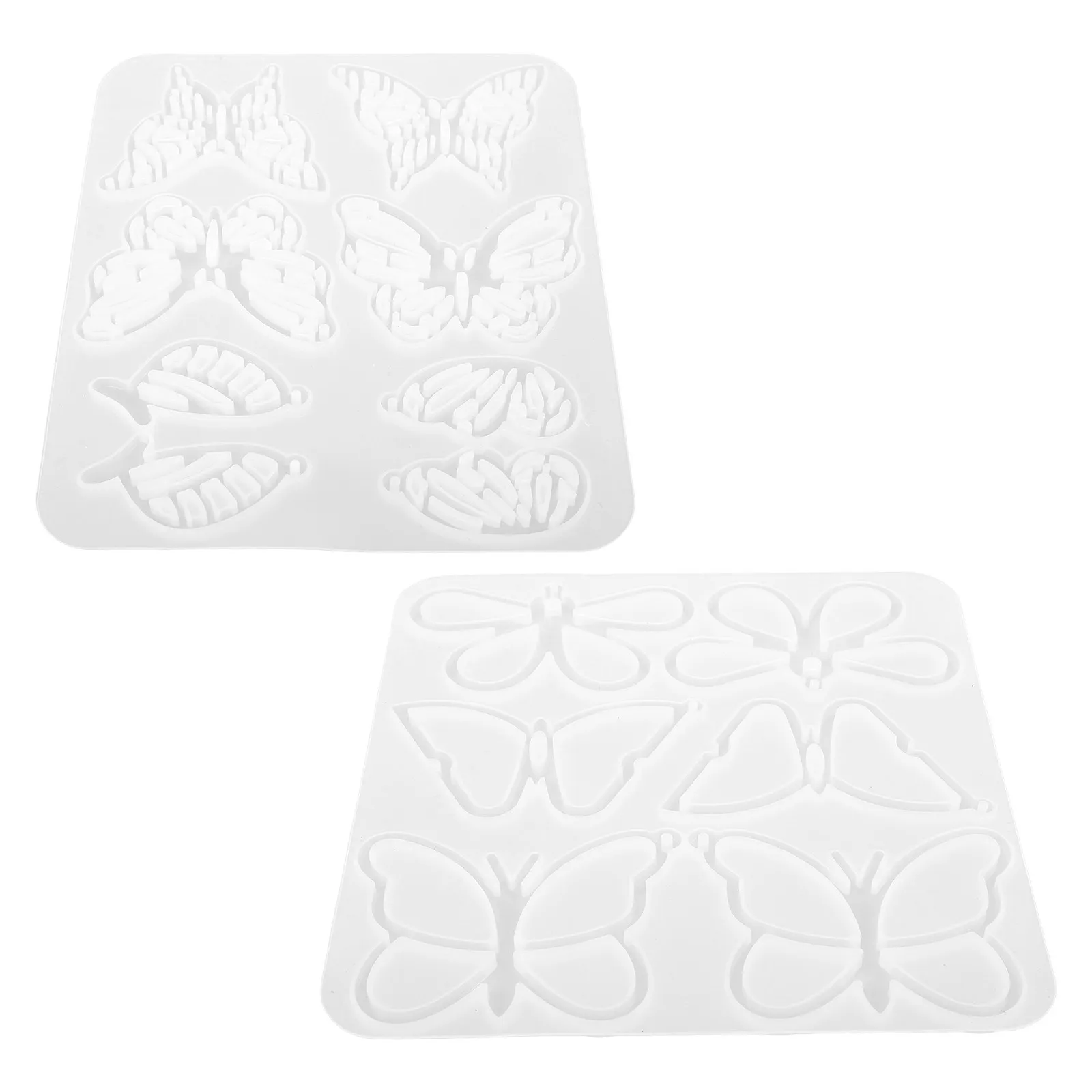 

Набор из 1 силиконовой формы для серег-бабочек, гибкая форма для изготовления украшений, для поделок из смолы, создания шармов и бижутерии