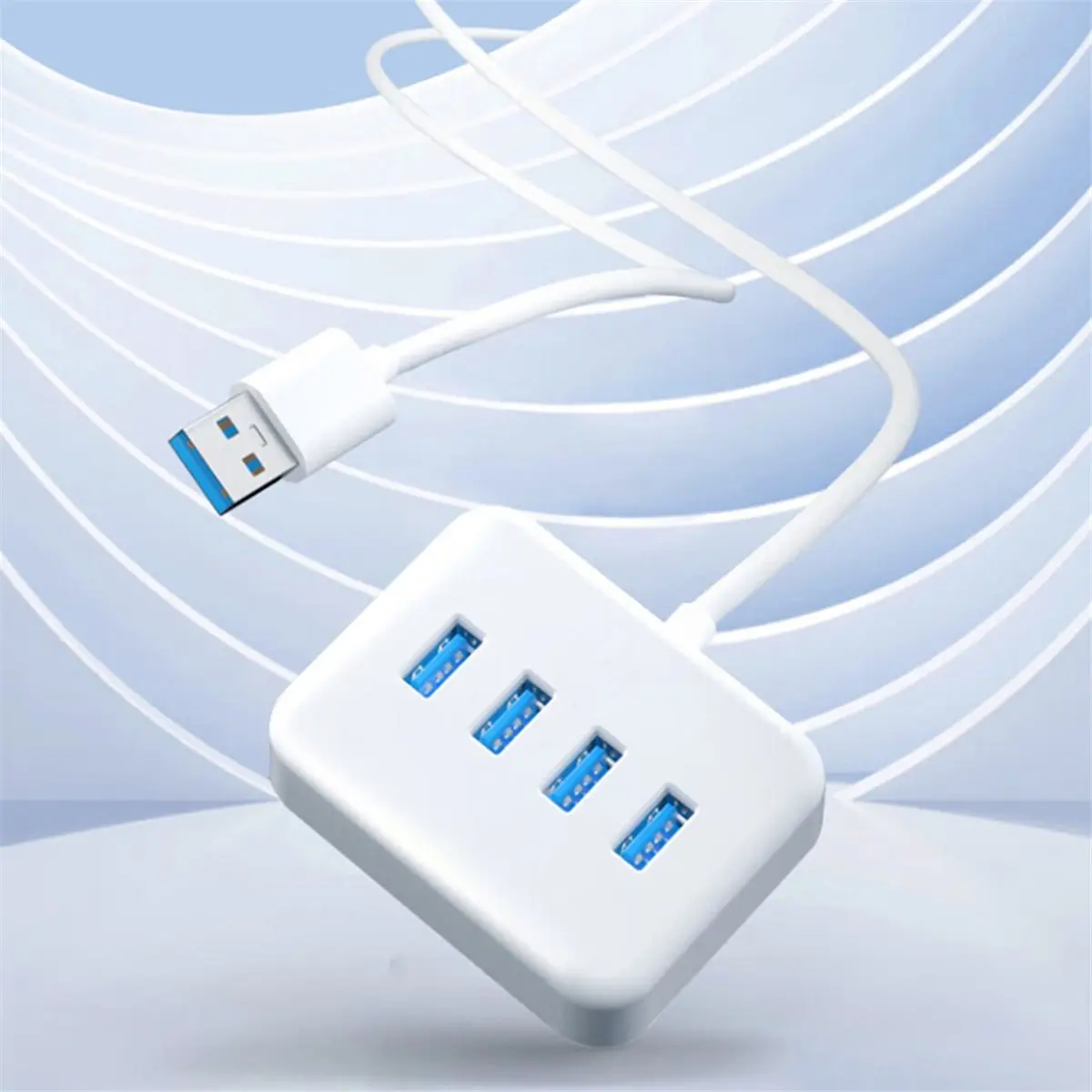 New Electronics High-Speed 4-Port USB 3.0 Hub,Type-C Charging Adapter Cable Splitter for USB Disk HDD Writer Mouse Keyboard Exte