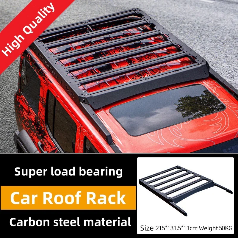 Aluminum Roof Rack Cargo Platform For Tank 300 Top Luggage Carrier Cross Country Modification Non Destructive Installation