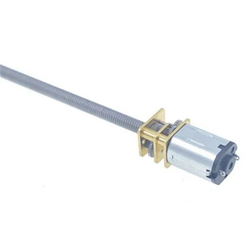 N20 Mini Micro Metal Gear Motor DC 3V/6V/12V 15-1000RPM Electric Geared Motors M4 100mm Reduction Gear Motor Gear Reducer Motor