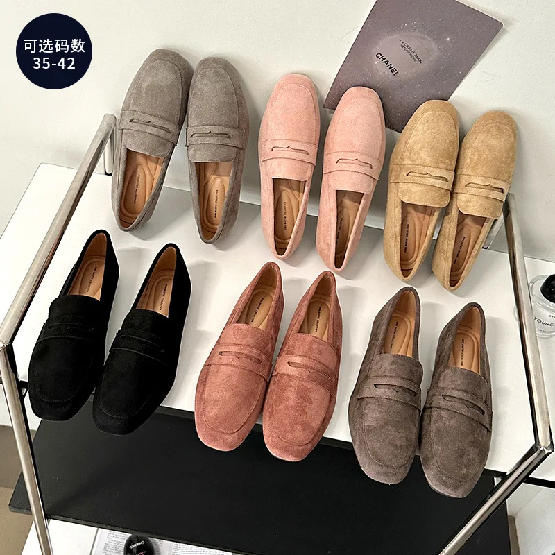 Casual Woman Shoe Pointed Toe obuwie damskie mokasyny Fur Modis jesień wygodna nowa sukienka mokasyny 2023 zimowa, jesienna Rome Flat