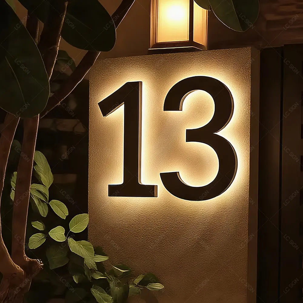 

Modern Metal House Number, Hotel Room Numbers Sign, Custom House Number, Address Number Plate, Home Wall Decor,
