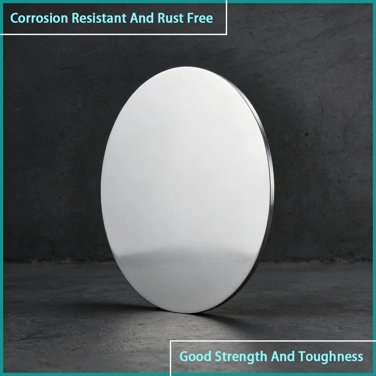 Stainless steel circular plate with a diameter of 50mm-300mm is used for food machinery, hardware accessories, etc