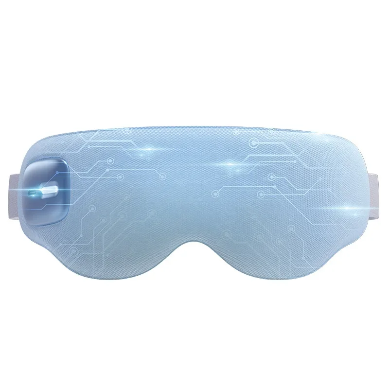 

Electric Eye Massager Soft Blackout Eye Mask Soothing Heat Compress Vibration Portable Sleeping Artifact