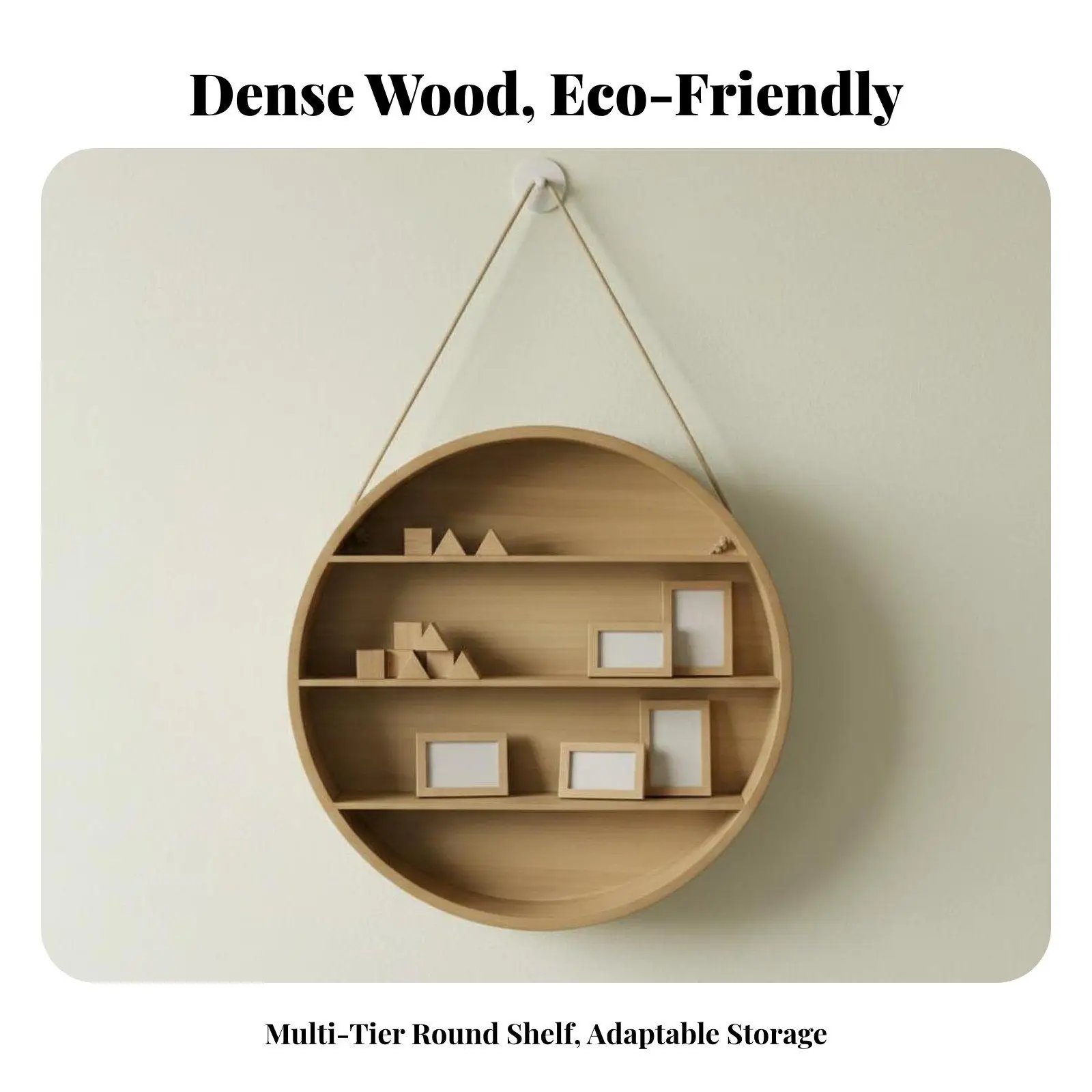 Multi Purpose Wooden Wall Shelf for Home Decor Floating Shelves for Books Small Plants and Figurines