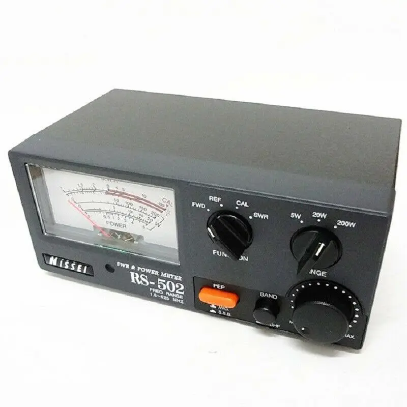 Imagem -03 - Watt Tester Onda Curta Vhf Uhf Rádio Comunicação Transceiver Power Swr Medidor Acessório 1.8mhz-525mhz Nlampsei-rs502