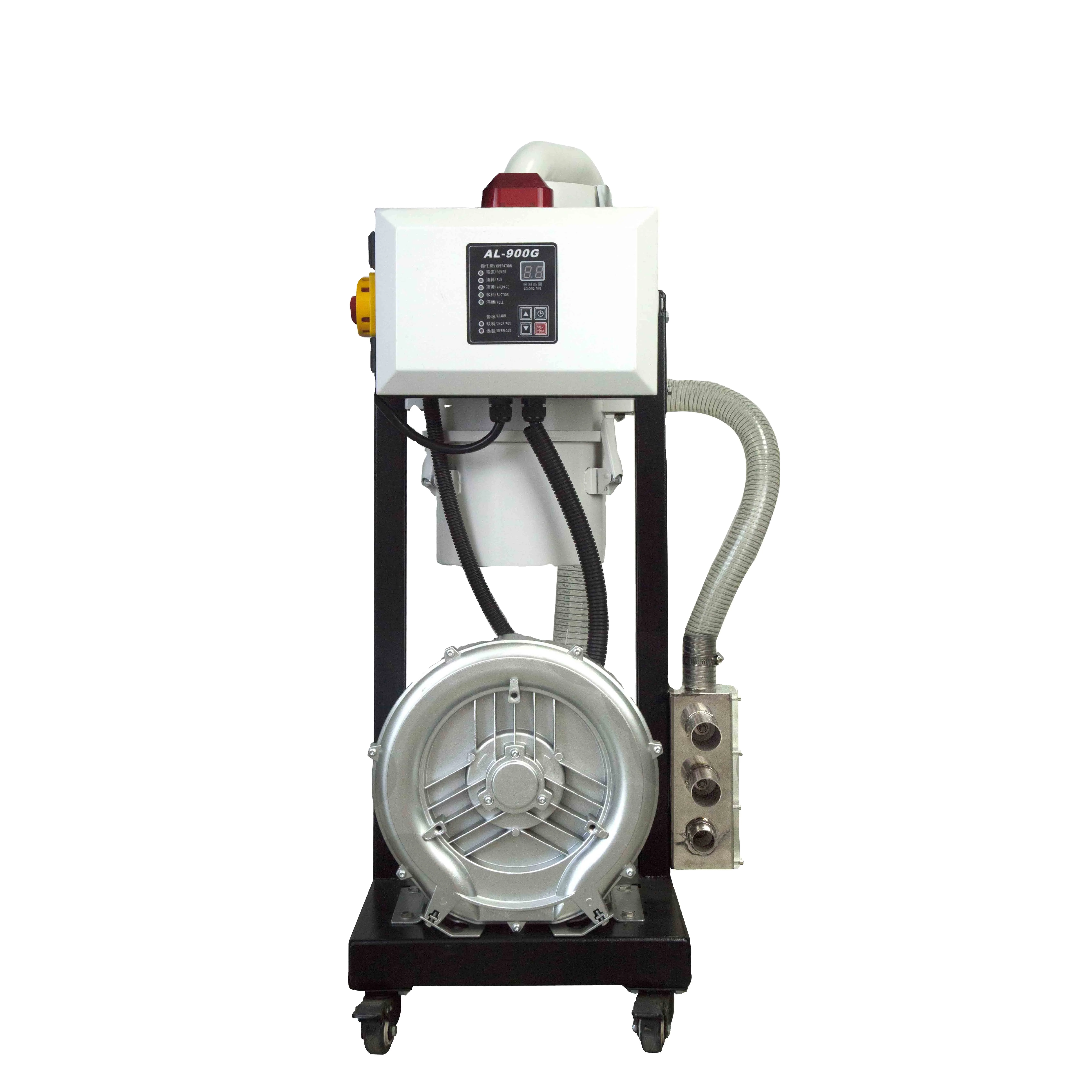 0.75kW 900G 304 Stainless Steel Plastic Auxiliary Equipment Hopper Vacuum Loader Suction Feeder With Pump And Motor