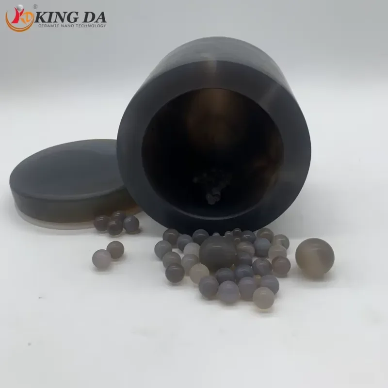 i 2L Premium Agate Ball Mill Jar High Purity Lab Grinding Jar