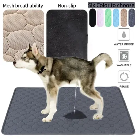Winter Dog Pee Pad Reusable Washable Dog Urine Mat Car Seat Floor Sofa Waterproof Absorbent Puppy Cat Training Pet Supplies
