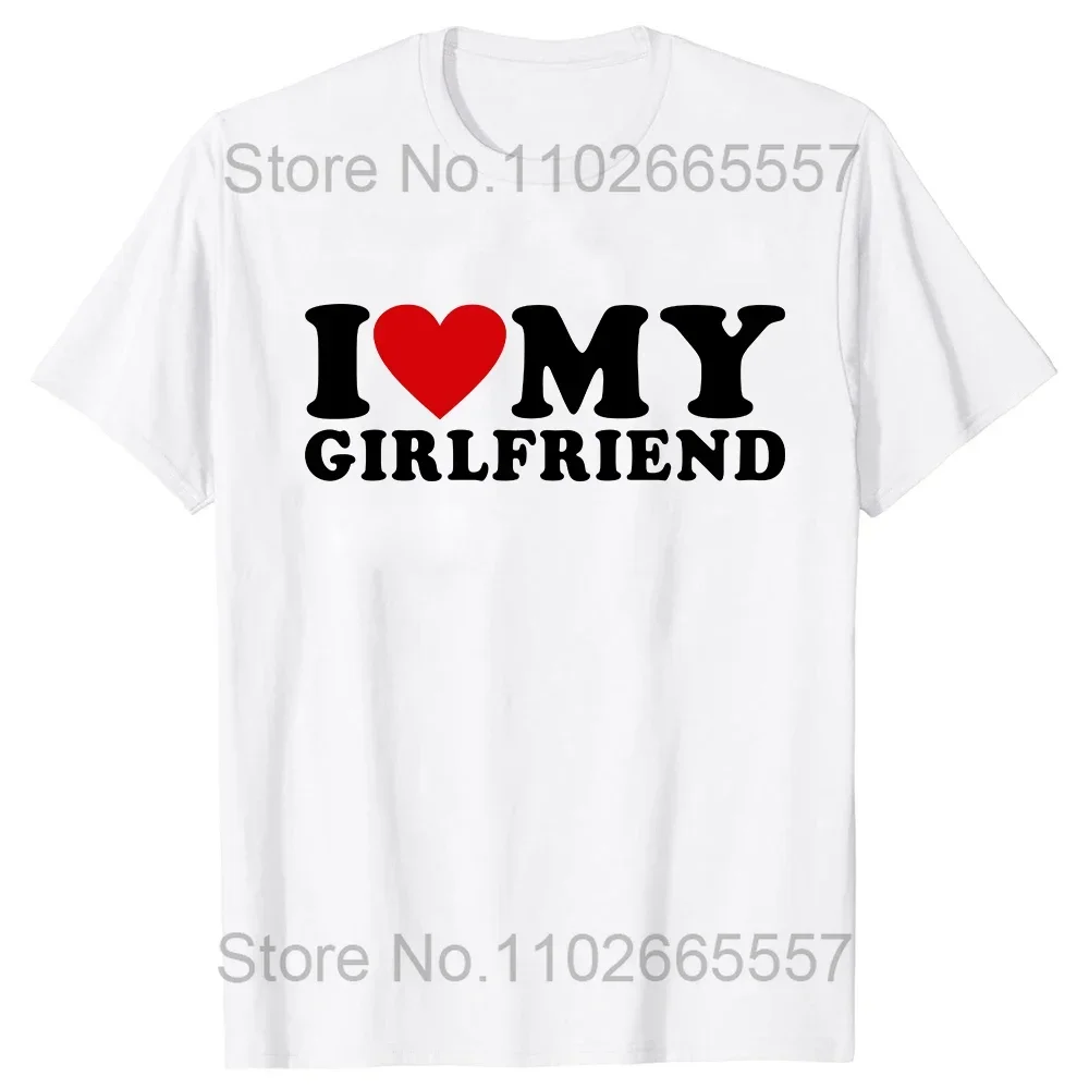 Drôle j'aime ma chaude Ex-fille t-shirts été graphique Streetwear saint valentin anniversaire noël Ex petite amie T-shirt