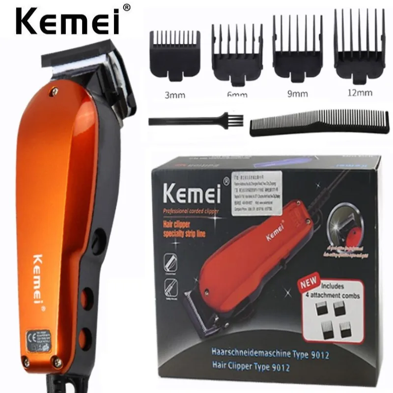 

Kemei KM-9012 Electric Hair Clipper Trimmer Men's Shaver Adjustable Shaver Professional Beard Trimmer Strong Barber Styling Tool