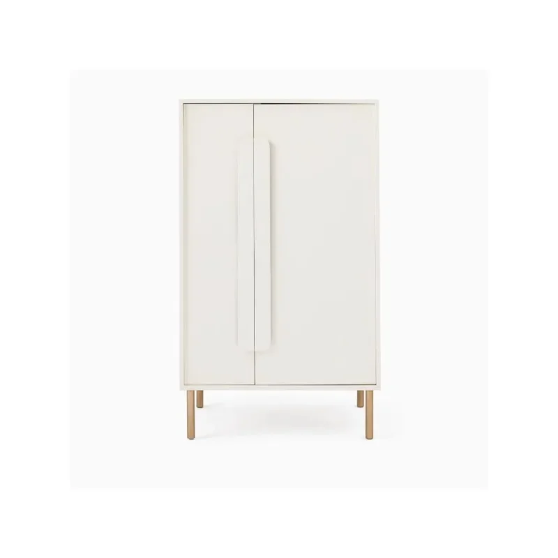 

Скандинавский простой современный шкаф из массива дерева для маленькой квартиры