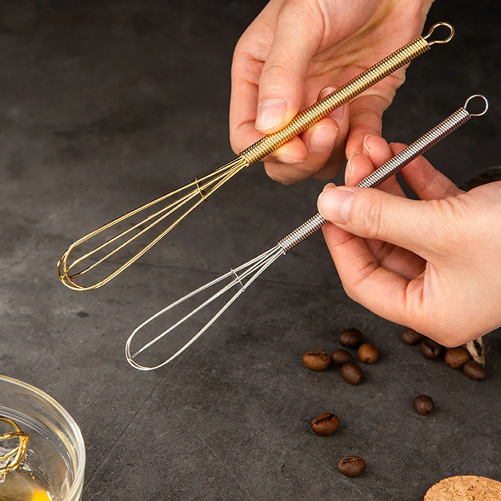 

4Pcs Egg Whisk Set Stainless Steel Thick Handle Manual Mixers for Baking Dough Cream Mixing Kitchen Tools