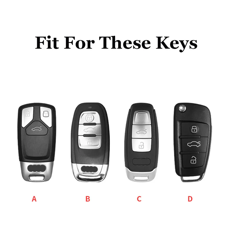 For Audi Q8 RSQ8 A6 C8 S6 RS6 A7 S7 RS7 A3 8Y A8 D5 4N RS E-tron GT Q4 Q7 4M TPU Car Remote Key Case Cover Fob Shell