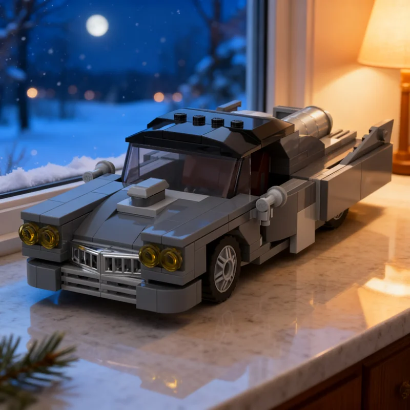 246pcs MOC Fallout 2 Highwayman Cars Model Building Blocks Christmas Gift Toy Architecture Idea Education Display 3D Collection