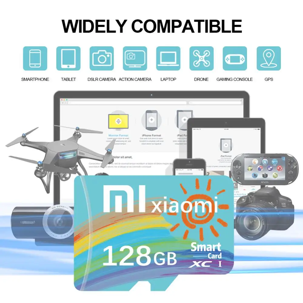 Xiaomi-Mijia高速メモリカード,電話用フラッシュカード,128GB, 256GB