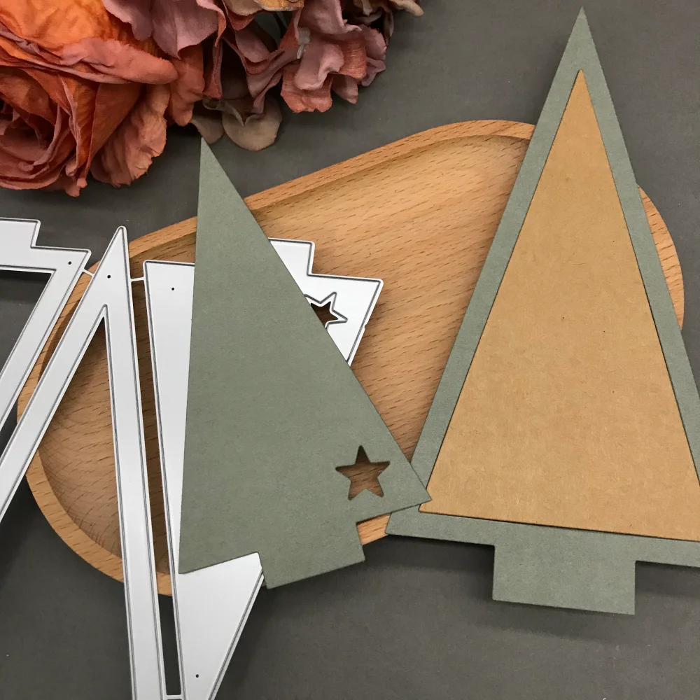 

Christmas Tree Decoration Metal Cutting Dies Stencils For DIY Scrapbooking Decorative Embossing Handcraft Die CutsTemplate
