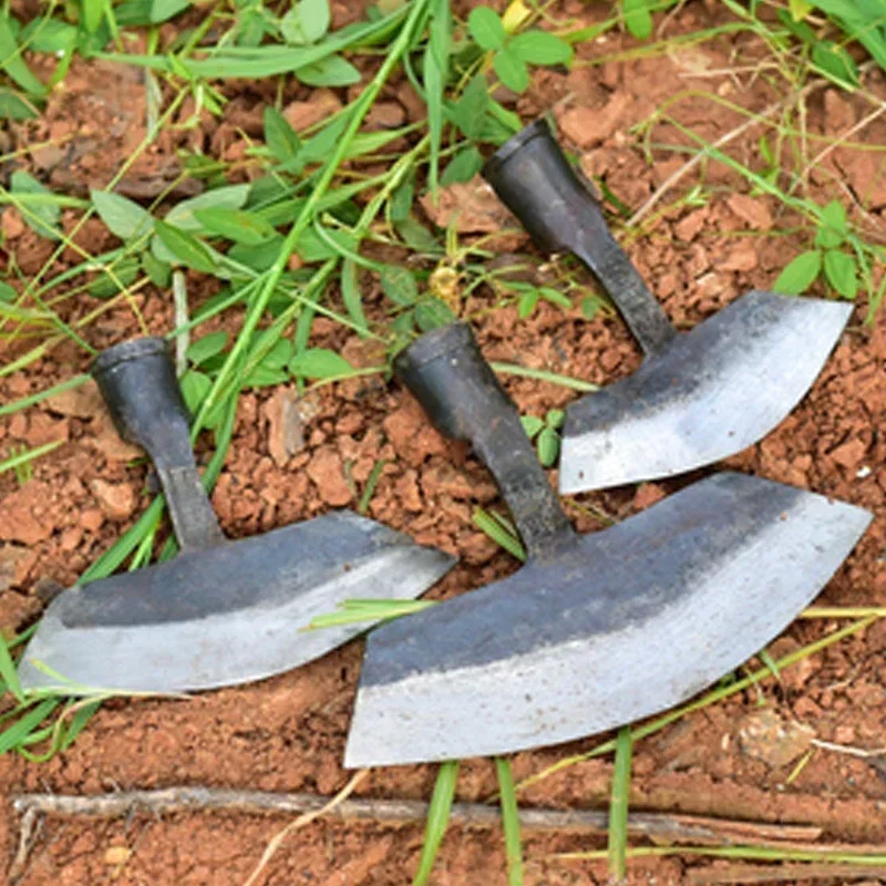 1PC For Outdoor Loosening Soil Weeding Gardening Tools Weeding Shovel Multipurpose Steel Weeding Hoe Small Push Grass Shovel