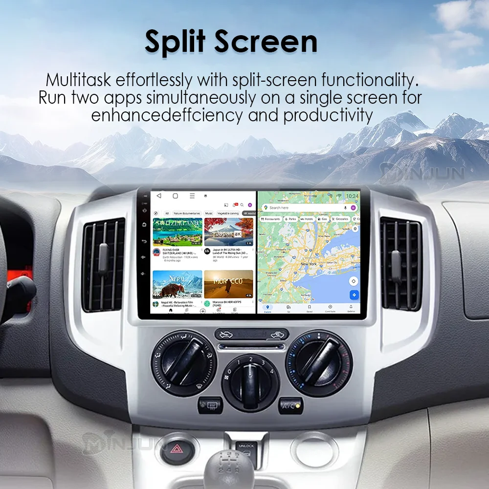 Android 15 radio de coche para Nissan NV200 2009 - 2016 reproductor Multimedia de coche GPS Video carplay navegación estéreo Radio 5G DVD BT WIFI