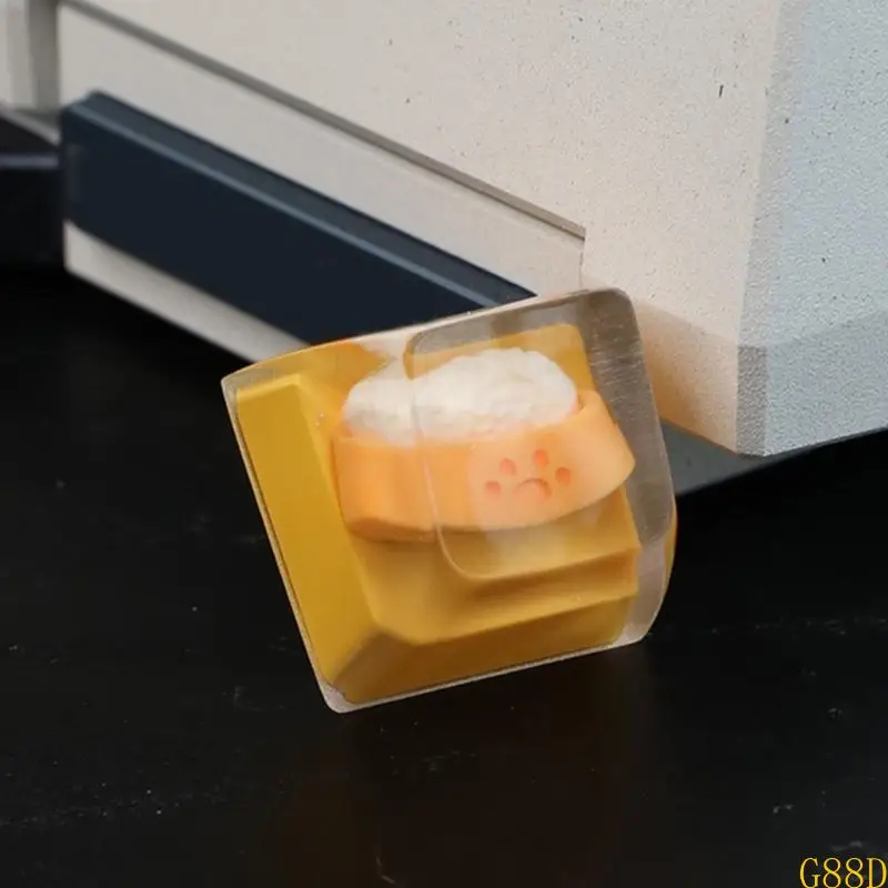 G88D Leuke Dog Bowl Keycaps Anime KeyCaps Hars Handmade KeyCaps ESC Keycap vervanging