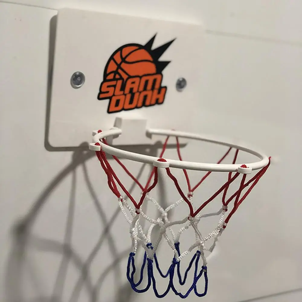 Portable Exercise Basketball Hoop Set Indoor Home Portable Funny Mini Basketball Hoop Toy Wall Frame Stand Set for Kids Adults