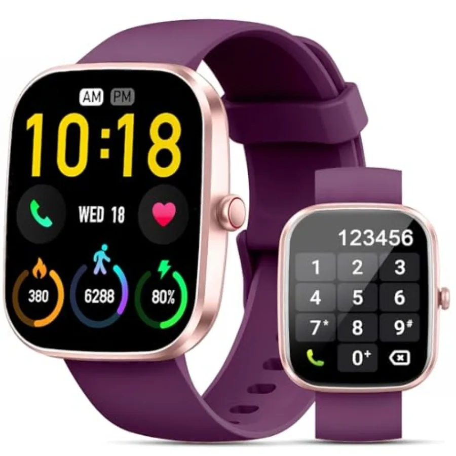 

Смарт-часы 1,91 HD Смарт-часы для мужчин и женщин Ответ на вызов Фитнес-трекер с 100 спортивными режимами IP68 Водонепроницаемый пульсометр