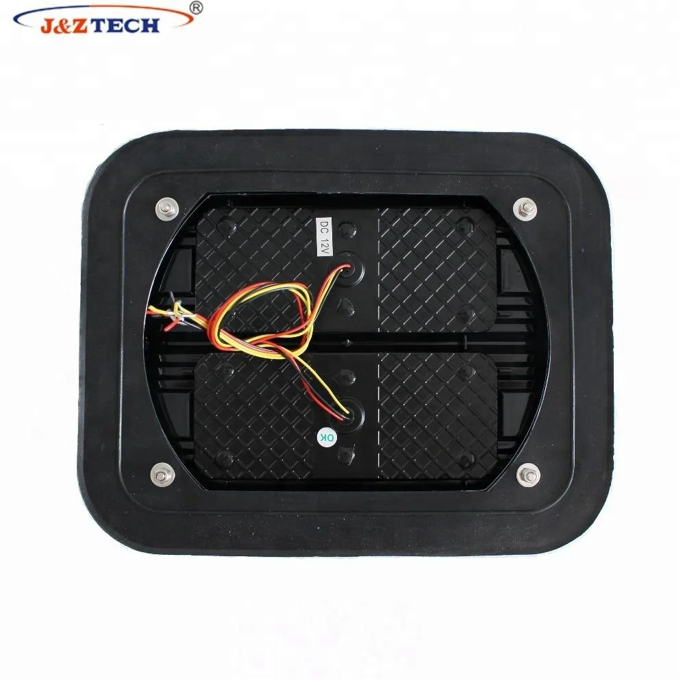 9*7 Inch LED Ambulance Lights Chromed Plated Frame with Strobe Flashing Feature for Trucks Car Light Accessories in stock